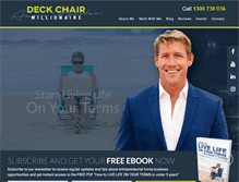 Tablet Screenshot of deckchairmillionaire.com